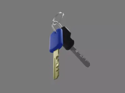 Car Keys - Locksmith - Chave de Carro - Chaveiro 3D model