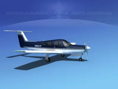 Piper PA-28R-201 Arrow III V06 3D model