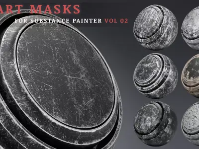 High-Detail Smart Masks for substance painter Vol 02  Texture