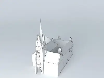 Varoshaza radnica dunajskastreda Free 3D model