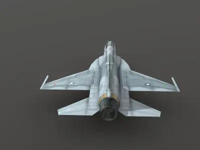 JF-17A Pakistan Air Force Low-poly 3D model