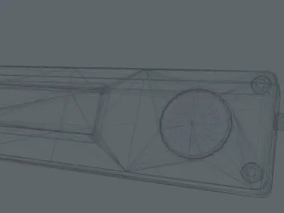 HKS Turbo Timer Low-poly 3D model