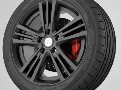 Wheel infinity 1 3D model