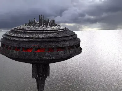 Alien City Black ops relay station 3D model