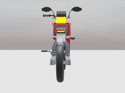 Loly Poly Super Power Bike free download Free low-poly 3D model