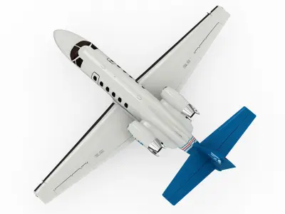 Cessna 550 Citation II 3D model