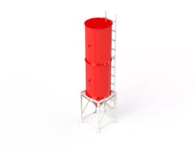 WG 4006 - Grain silo - 2 3D model
