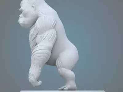 Sci-Fi Armored Gorilla PM-27 3D print model
