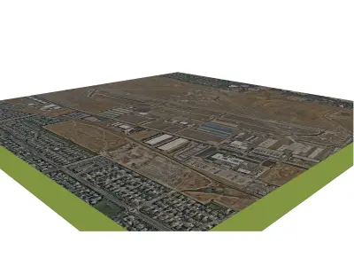 South Valley Regional Airport - High Resolution Background 3D model
