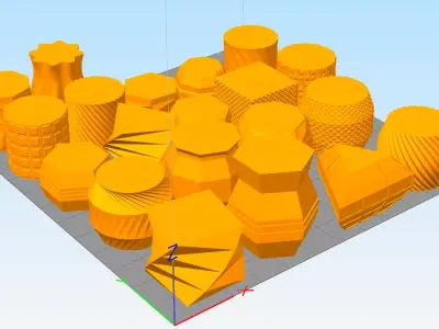 20 Vases Free 3D print model