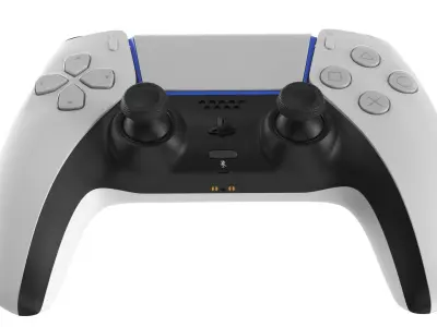 Three PlayStation 5 Accessories 3D model