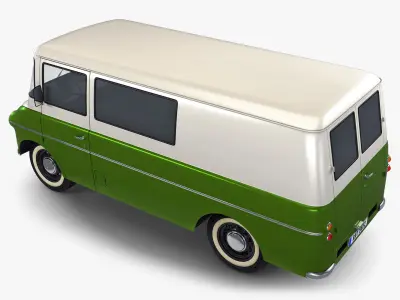 Generic Retro Cargo Van M 1 3D model