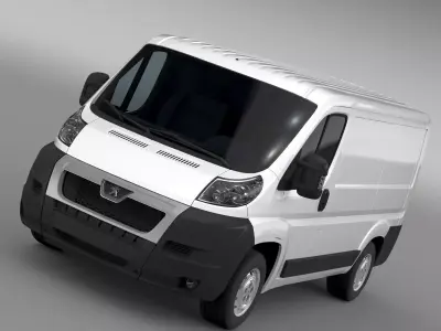 Peugeot Boxer Van L1H1 2006-2014 3D model