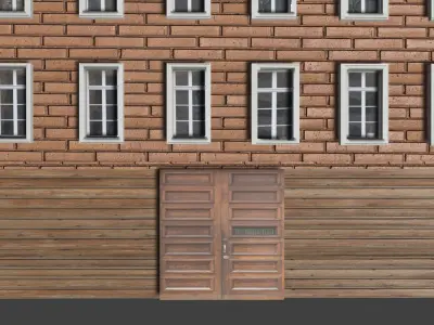 18th Century Building Day And Night Files Free low-poly 3D model