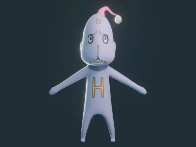 NHK Agents Free low-poly 3D model