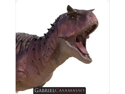 Carnotaurus Sastrei Static 3D model