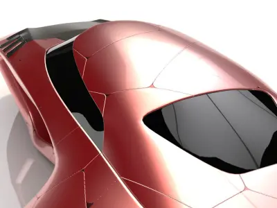 Hover car pro 3D model