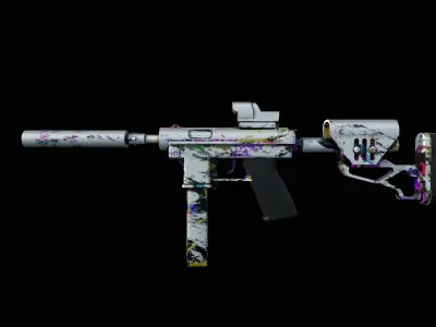 weapons package Low-poly 3D model