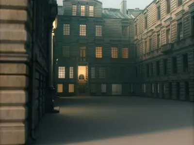 Old appartment building 1700s A 3D model