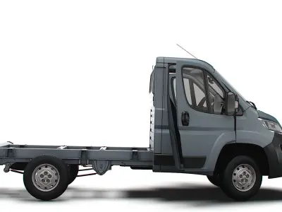 Citroen Jumper Chassis HQInterior SCab 3000WB 2023 3D model