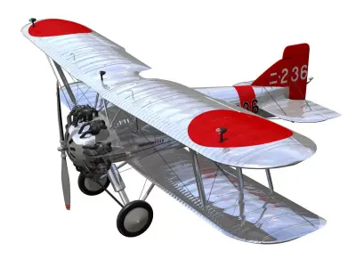 Nakajima A1N 3D model
