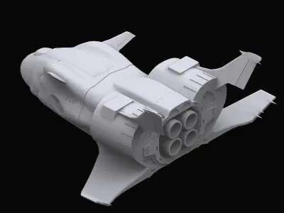Gundam Zeon Zanzibar model 3D model