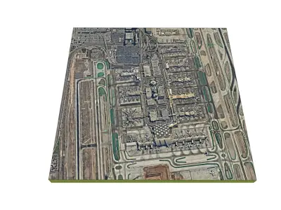 Los Angeles International Airport Terminal - High Resolution 3D model