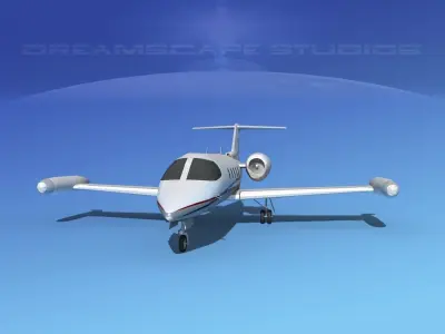 Gates Learjet 35 V04 3D model
