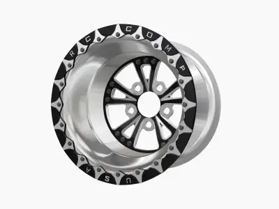 RC Components Torx rear wheel heathen beadlock Low-poly 3D model