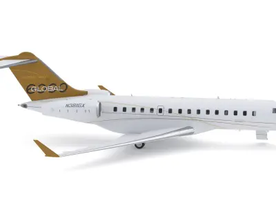Bombardier Global 6000 3D model buy
