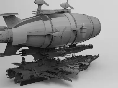 Zeppelin Airship Prince  3D model