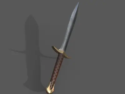 Medieva Fantasy Sword Low-poly 3D model
