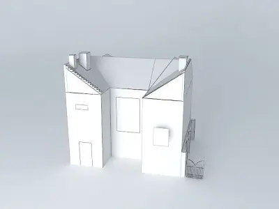 Globtouriroda wooden house Free 3D model