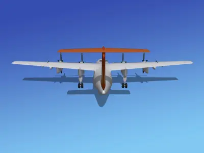 Dehavilland DHC-7 Conviasa 3D model