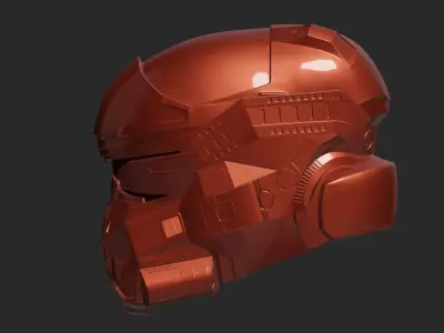 TItanFall Geist Helmet 3D print model