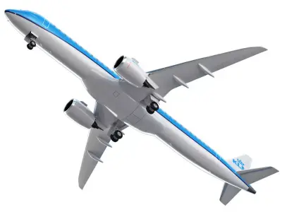 Embraer E195 E2 aircraft 3D model