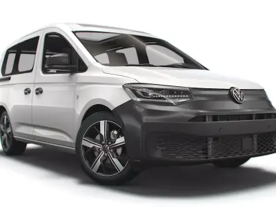 Volkswagen Caddy Combi 2021 3D model