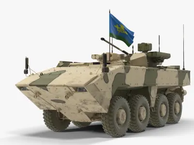 VPK-7829 Bumerang Special Dirt Low-poly 3D model