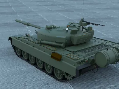 T72 Ural 3D model