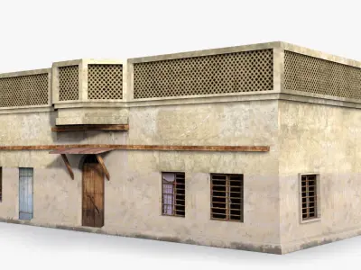 Arab x24 Low-poly 3D model