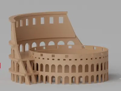 Roman Colosseum Rome Italy 3D model