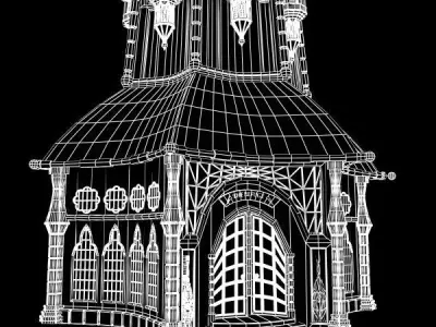 Little chirch 3D model