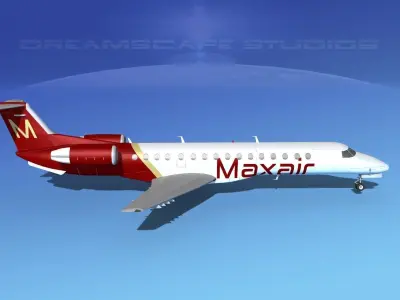 Embraer ERJ-140 Maxair 3D model