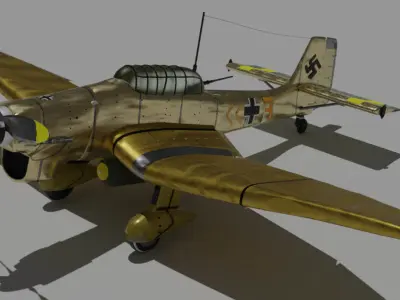 Junkers Ju 87 3D model