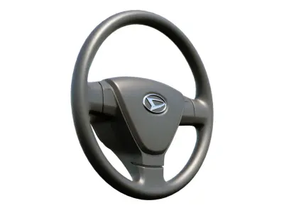 Daihatsu Steering Wheel Low-poly 3D model