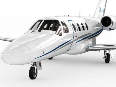 Cessna 525 CJ1 plus Citation Jet 3D model