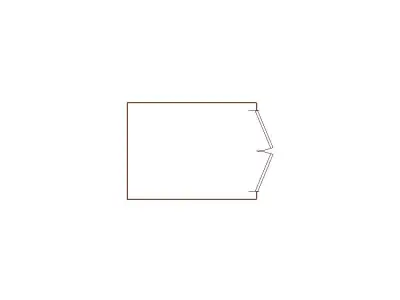 Simple Exterior Sketch by Aerial - 1-5 SQ - Xactimate 3D model