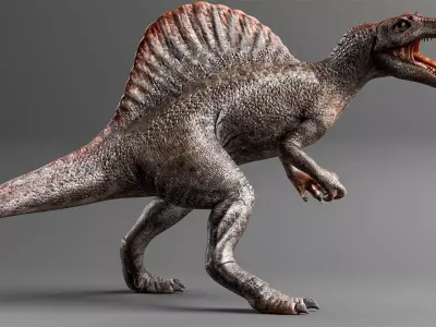 SPINOSAURUS Low-poly 3D model