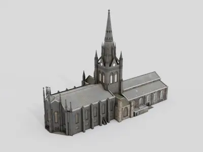 Kirk of St Nicholas 3D model
