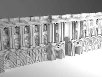 Palace Facade 3D model
